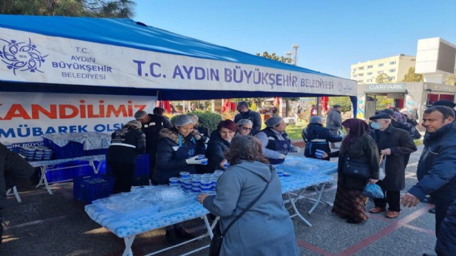 Aydın Büyükşehir’den Miraç Kandili’nde helva hayrı