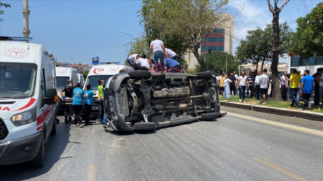 Aydın'da devrilen ambulanstaki hasta hayatını kaybetti