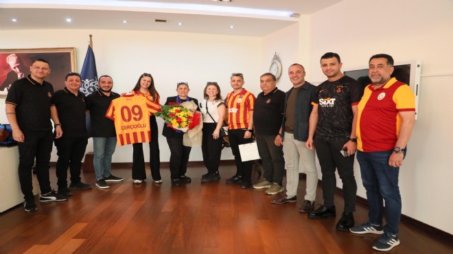 Aydın Galatasaray Taraftarlar Derneği'nden Başkan Çerçioğlu'na ziyaret