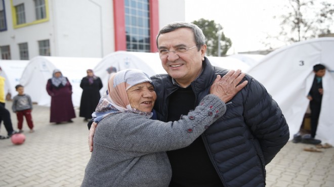 Başkan Batur'dan afetzedelere destek: Her zaman yanınızdayız