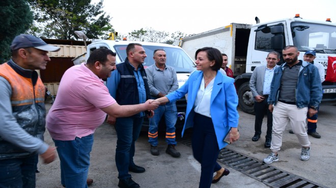 Başkan Kınay'dan işçilere ziyaret: Burası bizim evimiz