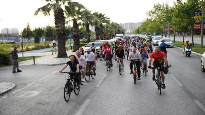 Başkan Ünsal da tura katıldı... Karşıyaka, bisiklet kentidir!