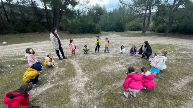 Bayraklı’nın öğrencileri doğa ile iç içe!