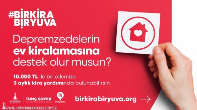 Bir Kira, Bir Yuva'da gözler Halk TV'de... İzmir için iyilik vakti