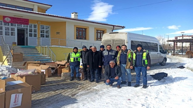 Bornova'da afetzedelere çok yönlü destek