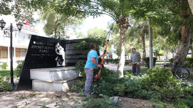 Bornova'da parklar yaza hazır