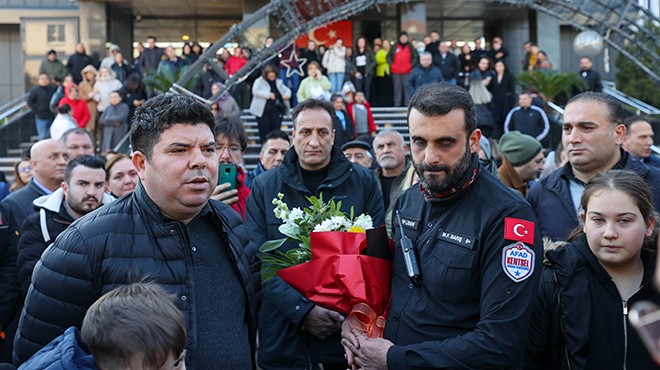 Buca’nın kahramanları evlerine döndü