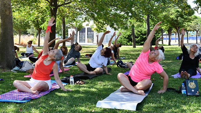 Çiğli'de Açık Hava Yoga Buluşmaları