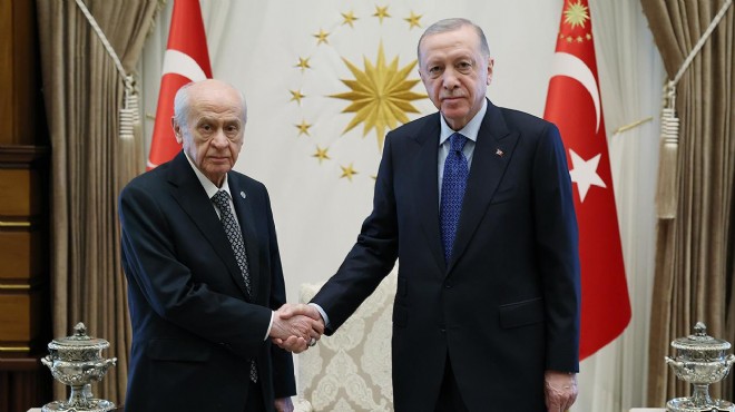 Erdoğan ile Bahçeli arasındaki görüşme sona erdi