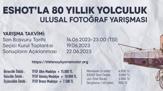 ESHOT’un 80’inci yılına özel fotoğraf yarışması