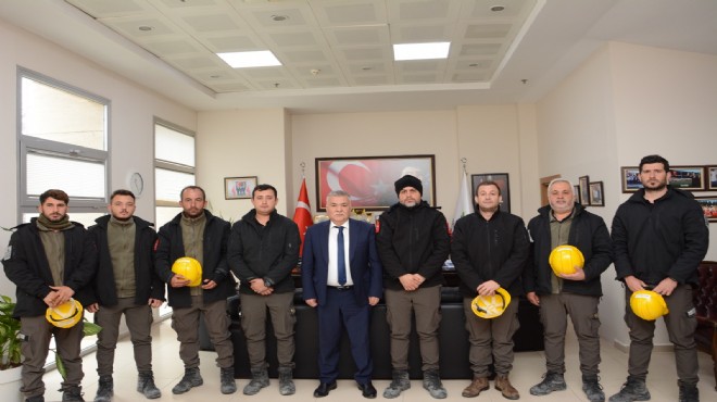 Hatay’da yaraları sardılar... Torbalı'nın kahramanları evlerine döndü!