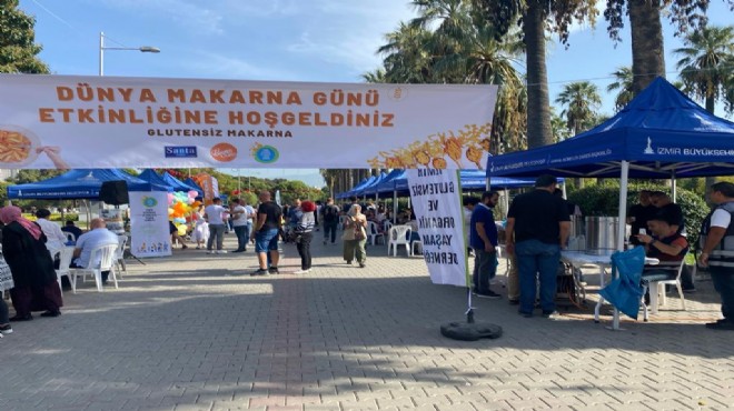 İzmir'de Dünya Makarna Günü 'glütensiz' kutlandı