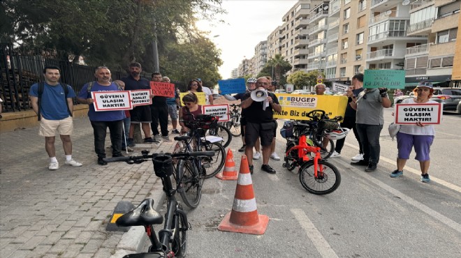 İzmir'de iki bisiklet yolunun kaldırılmasına tepki