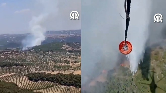 İzmir'de korkutan orman yangını!