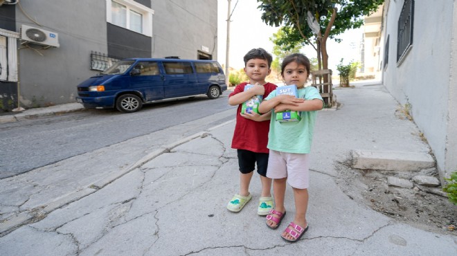 İzmir'in çocuklarına Süt Kuzusu desteği