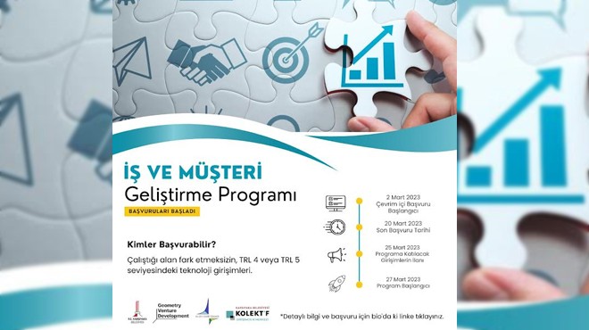 Karşıyaka’da ‘İş ve Müşteri Geliştirme Programı’ başlıyor