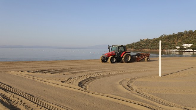 Menderes'in plajları yaza hazırlanıyor