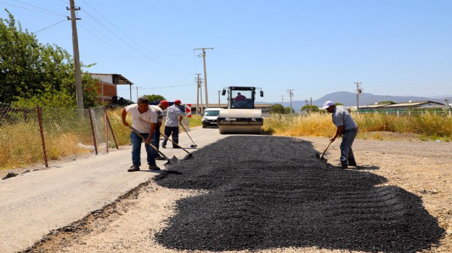 Menderes'te asfalt seferberliği