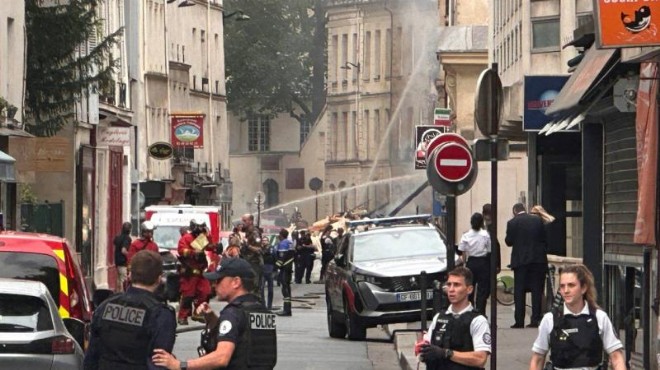 Paris'te doğal gaz kaçağı kaynaklı patlama