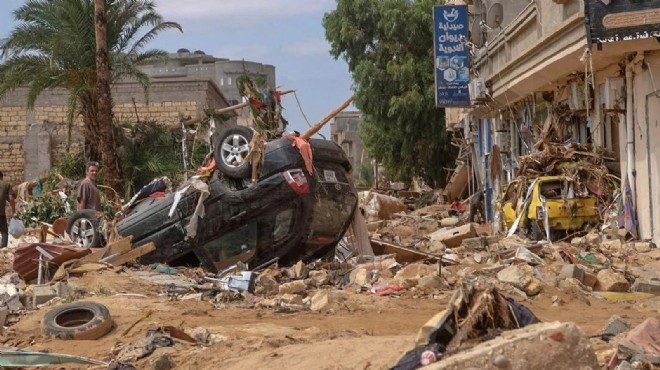 Sel yerle bir etmişti... İzmir'den Libya'ya yardım eli!