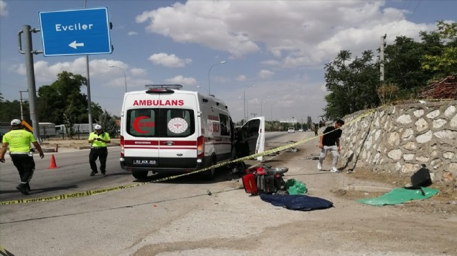 Ticari araç çarptı... Elektrikli bisikletlinin acı sonu!