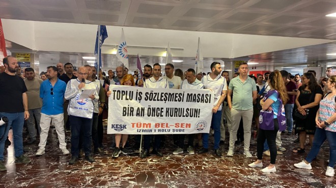 TİS görüşmelerinde kriz ve eylem: Büyükşehir masaya oturmuyor!