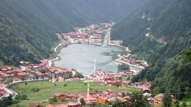 Turistler golf aracıyla Uzungöl'e düştü!