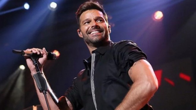 Ünlü şarkıcı Ricky Martin Antalya'da konser verdi